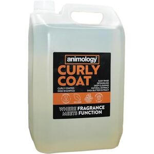 Animology Curly Coat Dog Shampoo 5 Litre Concentrate Detangling and Conditioning Wash with Oatmeal and Shea Butter Concentrated 20:1 Dilution Ratio For Poodle and Doodle Breeds Animology Curly Coat Dog Shampoo 5 Litre Concentrate Detangling and Conditioning Wash with Oatmeal and Shea Butter Concentrated 20:1 Dilution Ratio For Poodle and Doodle Breeds