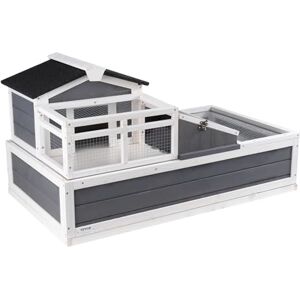 VEVOR 3-Room Tortoise House,Tortoise Habitat with Balcony & 2 Stories, Wooden Tortoise Enclosure Indoor & Outdoor with Ramp, Tray, Openable Roof, Large Reptile Cage, 44" x 25.6"x 24 VEVOR 3-Room Tortoise House,Tortoise Habitat with Balcony & 2 Stories, Wooden Tortoise Enclosure Indoor & Outdoor with Ramp, Tray, Openable Roof, Large Reptile Cage, 44" x 25.6"x 24