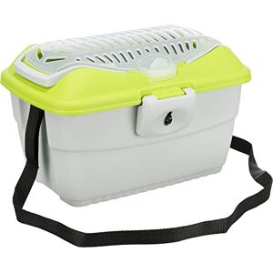 Trixie Mini Capri Transport Box, 40 x 22 x 30 cm, Light Grey/Green Trixie Mini Capri Transport Box, 40 x 22 x 30 cm, Light Grey/Green