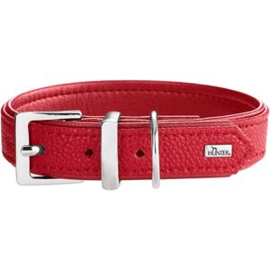 HUNTER Sofia Dog Collar Colour: Red, Faux Leather in Cowhide Nappa Look, Easy Care, Brilliant Dyed, Soft Padded, Tear-Resistant, Made in Germany, Size 60 HUNTER Sofia Dog Collar Colour: Red, Faux Leather in Cowhide Nappa Look, Easy Care, Brilliant Dyed, Soft Padded, Tear-Resistant, Made in Germany, Size 60