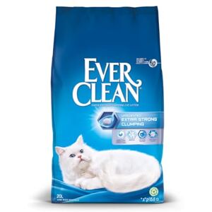 Ever Clean Clumping Cat Litter Extra Strong Unscented 20L Ever Clean Clumping Cat Litter Extra Strong Unscented 20L