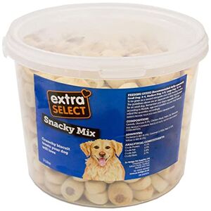 Extra Select Snacky Mix Dog treat Biscuits in a 3lt Bucket (approx 270 biscuits) Extra Select Snacky Mix Dog treat Biscuits in a 3lt Bucket (approx 270 biscuits)