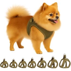 Flamingo Dog Harness Step&Go Bento Khaki S 30-35cm 37-40cm Flamingo Dog Harness Step&Go Bento Khaki S 30-35cm 37-40cm