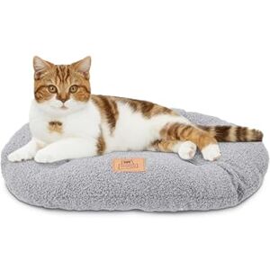 Ferplast Dog Bed Cushion for Small Dogs, Cat Bed, Washable Synthetic Bouclé Fabric, Soft Padding, 43 x 30 x h 3 cm. Grey Ferplast Dog Bed Cushion for Small Dogs, Cat Bed, Washable Synthetic Bouclé Fabric, Soft Padding, 43 x 30 x h 3 cm. Grey