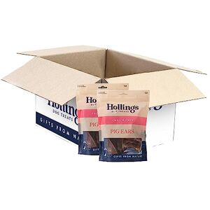 Hollings Pig Ears Dog Treats, 100% Natural Air Dried Long Lasting Chews for Adult Dogs, Grain Free & High in Protein (Pack of 20) Hollings Pig Ears Dog Treats, 100% Natural Air Dried Long Lasting Chews for Adult Dogs, Grain Free & High in Protein (Pack of 20)