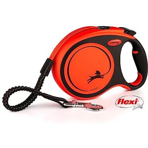 Flexi Xtreme Tape Orange & Black Large 8m Retractable Dog Leash/Lead for dogs up to 55kgs/121bs Flexi Xtreme Tape Orange & Black Large 8m Retractable Dog Leash/Lead for dogs up to 55kgs/121bs
