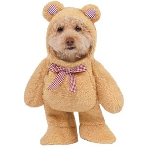 Rubies Official Rubie's Walking Teddy Bear Pet Costume, Size Medium Halloween Halloween Rubies Official Rubie's Walking Teddy Bear Pet Costume, Size Medium Halloween Halloween