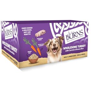 Burns Pet Nutrition Natural Wet Dog Food For Adult & Senior Dogs, 12 x 150 g Variety Box, Turkey only Burns Pet Nutrition Natural Wet Dog Food For Adult & Senior Dogs, 12 x 150 g Variety Box, Turkey only