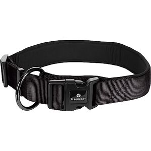 Flamingo Dog Collar Abbi Black XXXL 65-70cm 38mm Flamingo Dog Collar Abbi Black XXXL 65-70cm 38mm
