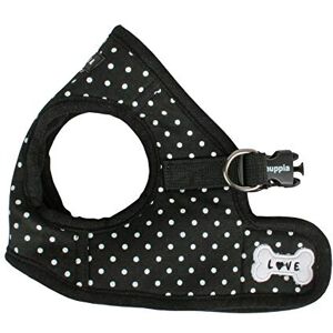Puppia Dotty Step-in Vest Dog Harness No Pull No Choke Easy Wear Training Walking for Small Dog, Small, Black Puppia Dotty Step-in Vest Dog Harness No Pull No Choke Easy Wear Training Walking for Small Dog, Small, Black