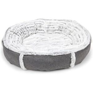 Petface Graphite Grey Felt Donut Dog or Cat Bed, Machine Washable, 48 cm (Pack of 1) Petface Graphite Grey Felt Donut Dog or Cat Bed, Machine Washable, 48 cm (Pack of 1)