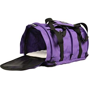 STURDI PRODUCTS SturdiBag Large Pet Travel Carrier: Flexible Height for Cat and Dog Soft Sided with Safety Clips and Seatbelt Straps Purple, 18" x 12" x 12" (PN: SB2-PRO-P) STURDI PRODUCTS SturdiBag Large Pet Travel Carrier: Flexible Height for Cat and Dog Soft Sided with Safety Clips and Seatbelt Straps Purple, 18" x 12" x 12" (PN: SB2-PRO-P)