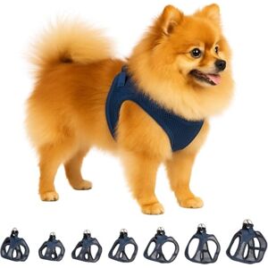 Flamingo Dog Harness Step&Go Bento Dark blue S 30-35cm 37-40cm Flamingo Dog Harness Step&Go Bento Dark blue S 30-35cm 37-40cm