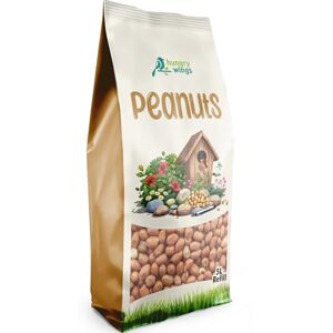 Hungry Wings Premium Wild Bird Food 5L Refill, (5L Bag, Peanuts) (Packing may vary) Hungry Wings Premium Wild Bird Food 5L Refill, (5L Bag, Peanuts) (Packing may vary)