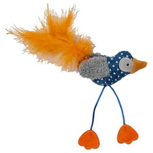 JACK AND VANILLA , 11cm Bird Shaped Cat Toy, Colourful Realistic Design, Stimulates Hunting Instinct, Durable and Non-Toxic, Easy to Clean, 11 cm, Multi-Colour, Cat Toys Model JACK AND VANILLA , 11cm Bird Shaped Cat Toy, Colourful Realistic Design, Stimulates Hunting Instinct, Durable and Non-Toxic, Easy to Clean, 11 cm, Multi-Colour, Cat Toys Model
