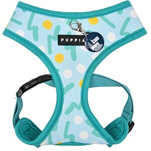 Puppia FETE Over-The-Head Dog Harness No Choke No Pull Adjustable Chest Belt Walking Training for Small and Medium Dog Aqua M Puppia FETE Over-The-Head Dog Harness No Choke No Pull Adjustable Chest Belt Walking Training for Small and Medium Dog Aqua M