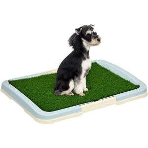 PawHut Dog Toilet Indoor - Artificial Grass, Grid Panel, Tray - Dog Toilet PawHut Dog Toilet Indoor - Artificial Grass, Grid Panel, Tray - Dog Toilet