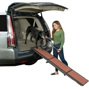 PET GEAR INC . Travel Lite Tri-Fold Dog Ramp, 71 x 16 x 4 Inches PET GEAR INC . Travel Lite Tri-Fold Dog Ramp, 71 x 16 x 4 Inches