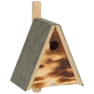 Dehner Natura Falco Wild Bird Nesting Box, Bird House/Bird Nesting Box for Wild Birds, Robust, Approx. 19 x 24 x 16 cm, FSC Certified Pine Wood, Grey Dehner Natura Falco Wild Bird Nesting Box, Bird House/Bird Nesting Box for Wild Birds, Robust, Approx. 19 x 24 x 16 cm, FSC Certified Pine Wood, Grey