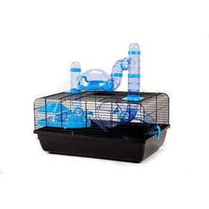 Little Friends Landmark Animal Cage with Accessories, Small, 58 x 38 x 29 cm, Blue Little Friends Landmark Animal Cage with Accessories, Small, 58 x 38 x 29 cm, Blue