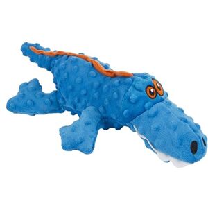 goDog Gators Squeaky Plush Dog Toy, Chew Guard Technology Blue, Large goDog Gators Squeaky Plush Dog Toy, Chew Guard Technology Blue, Large