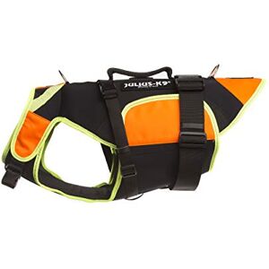 Julius-K9 IDC Multifunctional 3in1 Dog Vest, Size: L, Black and UV Orange Julius-K9 IDC Multifunctional 3in1 Dog Vest, Size: L, Black and UV Orange