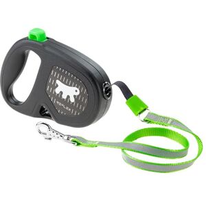 Ferplast FLIPPY ONE REFLEX Reflective Extendable Dog Lead Evening Walks Bag Holder Lock & Release Button Ergonomic Design Cord Max 12 Kg 4.5m, Green Ferplast FLIPPY ONE REFLEX Reflective Extendable Dog Lead Evening Walks Bag Holder Lock & Release Button Ergonomic Design Cord Max 12 Kg 4.5m, Green
