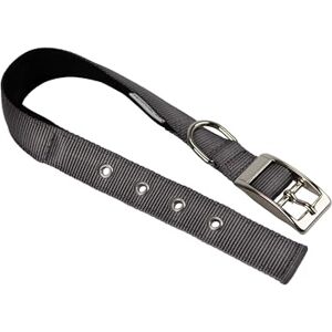 Ferplast Dog Collar Medium Large Size Dog Collar in Padded Nylon Adjustable Metal Buckle, Neck Size 34-42 cm, Grey Ferplast Dog Collar Medium Large Size Dog Collar in Padded Nylon Adjustable Metal Buckle, Neck Size 34-42 cm, Grey