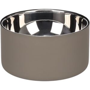 Flamingo FEEDING AND DRINKING BOWL XARA ROUND TAUPE 15x7,4CM 700ML Flamingo FEEDING AND DRINKING BOWL XARA ROUND TAUPE 15x7,4CM 700ML