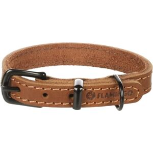 Flamingo Dog Collar Montana Cognac XS 19,5-25,5cm 12mm Flamingo Dog Collar Montana Cognac XS 19,5-25,5cm 12mm