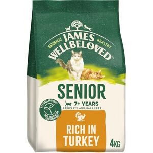 James Wellbeloved Hypoallergenic Dry Cat Food for Senior Cats Turkey 4 kg James Wellbeloved Hypoallergenic Dry Cat Food for Senior Cats Turkey 4 kg