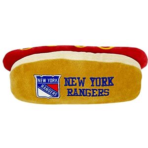 Pets First NHL New York Rangers HOT Dog Plush Dog & CAT Squeak Toy Cutest HOT-Dog Snack Plush Toy for Dogs & Cats with Inner Squeaker & Beautiful Hockey Team Name/Logo Pets First NHL New York Rangers HOT Dog Plush Dog & CAT Squeak Toy Cutest HOT-Dog Snack Plush Toy for Dogs & Cats with Inner Squeaker & Beautiful Hockey Team Name/Logo