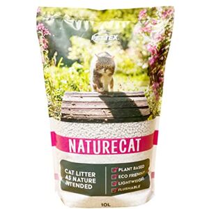 Naturecat Pettex Tofu Cat Litter Natural Plant Based Lightweight and Clumping 100% Biodegradable with Superb Odour Control. Large Size 10 L Bag Naturecat Pettex Tofu Cat Litter Natural Plant Based Lightweight and Clumping 100% Biodegradable with Superb Odour Control. Large Size 10 L Bag