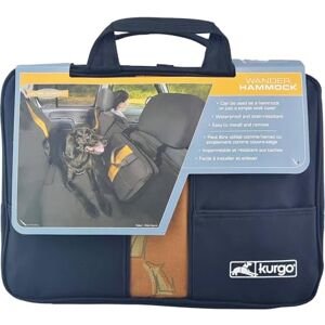 Kurgo Wander Hammock Cover, Dog Car Seat Protector, Durable Scratch-Resistant Material, Waterproof, Black Kurgo Wander Hammock Cover, Dog Car Seat Protector, Durable Scratch-Resistant Material, Waterproof, Black