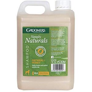 Groomers Oatmeal and Honey Dog Shampoo 2.5L Simply Naturals Paraben and Sulphate Free Dog Grooming Cleanser for Sensitive Skin Groomers Oatmeal and Honey Dog Shampoo 2.5L Simply Naturals Paraben and Sulphate Free Dog Grooming Cleanser for Sensitive Skin