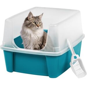 IRIS OHYAMA - Cat litter box, enclosed, scoop, L48.5 x P38 x H30 cm - Litter Box IRIS OHYAMA - Cat litter box, enclosed, scoop, L48.5 x P38 x H30 cm - Litter Box