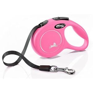Flexi New Classic Retractable Dog Leash (Tape), 10 ft, Extra Small, Pink Flexi New Classic Retractable Dog Leash (Tape), 10 ft, Extra Small, Pink