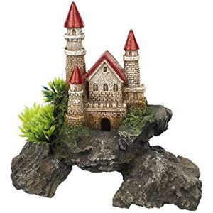 Nobby Aqua Ornaments Castle with Plants, 15.5 x 8 x 15.5 cm, Pack of 1 Nobby Aqua Ornaments Castle with Plants, 15.5 x 8 x 15.5 cm, Pack of 1