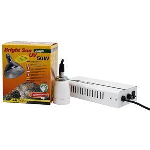 Lucky Reptile Bright Sun UV Jungle Complete Set 50 W Metal Halide Lamp with Socket and Ballast Reptile Heat Lamp with Heat-resistant Ceramic Socket Terrarium Accessories, 1 Piece (Pack of 1) Lucky Reptile Bright Sun UV Jungle Complete Set 50 W Metal Halide Lamp with Socket and Ballast Reptile Heat Lamp with Heat-resistant Ceramic Socket Terrarium Accessories, 1 Piece (Pack of 1)