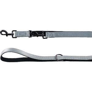 Flamingo Dog Training leash Abbi Grey 2m 25mm Flamingo Dog Training leash Abbi Grey 2m 25mm