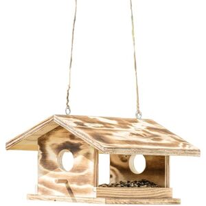 Dehner Natura Arber Wild Bird Feeder Approx. 30.5 x 19 x 28 cm, Wood, Brown Dehner Natura Arber Wild Bird Feeder Approx. 30.5 x 19 x 28 cm, Wood, Brown