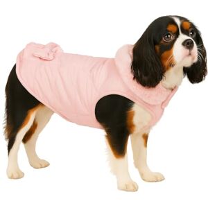 Flamingo Dog Coat – Guzzi Pink – A:35cm B:34-38cm C:50-54cm – Polyester – Water-Repellent – Soft Fleece Lining – Flamingo Dog Coat – Guzzi Pink – A:35cm B:34-38cm C:50-54cm – Polyester – Water-Repellent – Soft Fleece Lining –