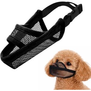 Crazy Felix Nylon Dog Muzzle for Small Medium Large Dogs, Air Mesh Breathable and Drinkable Pet Muzzle for Anti-Biting Anti-Barking Licking (Black, XS) Crazy Felix Nylon Dog Muzzle for Small Medium Large Dogs, Air Mesh Breathable and Drinkable Pet Muzzle for Anti-Biting Anti-Barking Licking (Black, XS)