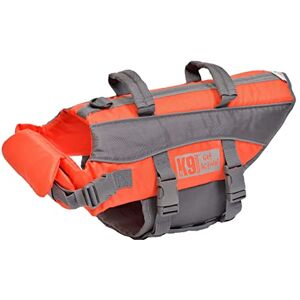 K9 Pursuits High Visibility Easy Grab Float Coat Life Jacket, Medium, Orange K9 Pursuits High Visibility Easy Grab Float Coat Life Jacket, Medium, Orange