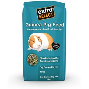 Extra Select Guinea Pig Food Dry Muesli Mix with Concentrate Pellets, Flaked Maize, Grass Hay, Pea Flakes for Guinea Pigs with Vitamin C- Small Pet Feed -15kg Extra Select Guinea Pig Food Dry Muesli Mix with Concentrate Pellets, Flaked Maize, Grass Hay, Pea Flakes for Guinea Pigs with Vitamin C- Small Pet Feed -15kg
