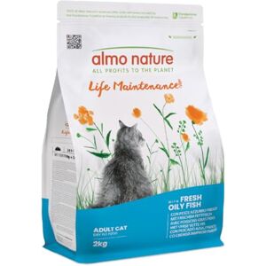 almo nature Functional Life Maintenance Dry Cat Food for Adult and Mature Cats Kibbles with Fresh Oily Fish Daily Feeding, Nutritionally Balanced 2 kg almo nature Functional Life Maintenance Dry Cat Food for Adult and Mature Cats Kibbles with Fresh Oily Fish Daily Feeding, Nutritionally Balanced 2 kg