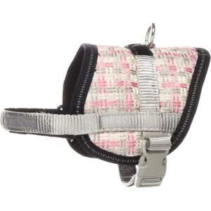 Flamingo Dog Harness Eeny Meeny Grey & Pink M 18-28cm 36-46cm 10cm 15mm Flamingo Dog Harness Eeny Meeny Grey & Pink M 18-28cm 36-46cm 10cm 15mm