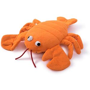 Petface (Seriously Strong by ) Plush and Rubber Lobster Dog Toy, Orange Petface (Seriously Strong by ) Plush and Rubber Lobster Dog Toy, Orange