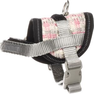 Flamingo Dog Harness Eeny Meeny Grey & Pink XS 14-22cm 26-35cm 7,5cm 15mm Flamingo Dog Harness Eeny Meeny Grey & Pink XS 14-22cm 26-35cm 7,5cm 15mm