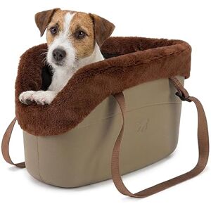 Ferplast Dog Carrier Bag up to 8 kg. Soft Rubber Plastic, Waterproof and Washable Cat Carrier, Padded with Warm Plush, Adjustable Handles, Safety Strap,43.5 x 21.5 x h 27 cm. Dove Gray Ferplast Dog Carrier Bag up to 8 kg. Soft Rubber Plastic, Waterproof and Washable Cat Carrier, Padded with Warm Plush, Adjustable Handles, Safety Strap,43.5 x 21.5 x h 27 cm. Dove Gray